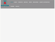 Tablet Screenshot of isofood.net